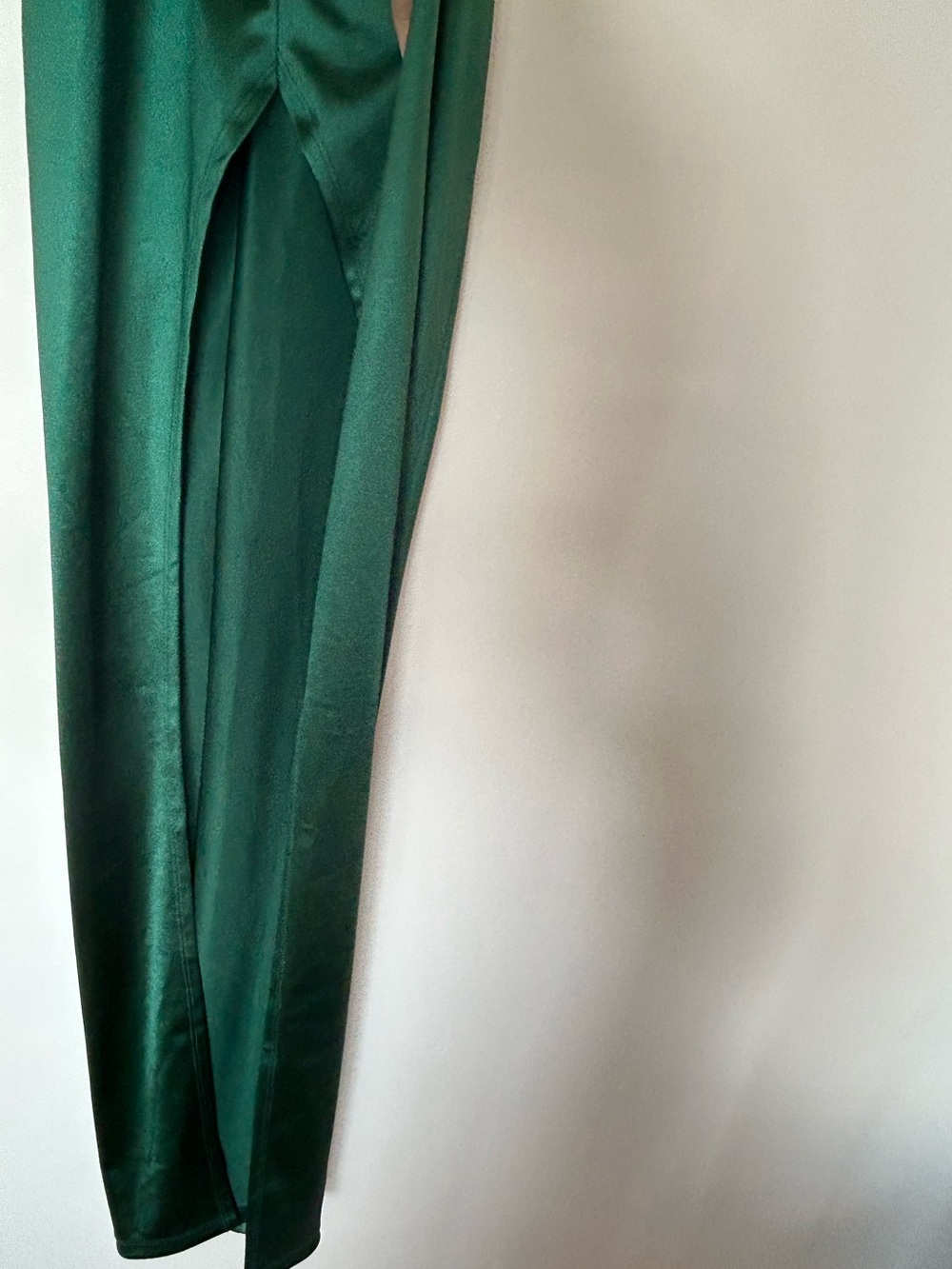 Emerald green evening gown sz L - Picture 3 of 15